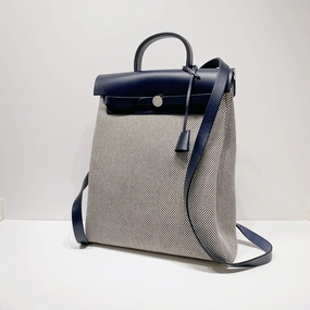 No.4143-Hermes Herbag A Dos Zip Retourne Tilt Backpack