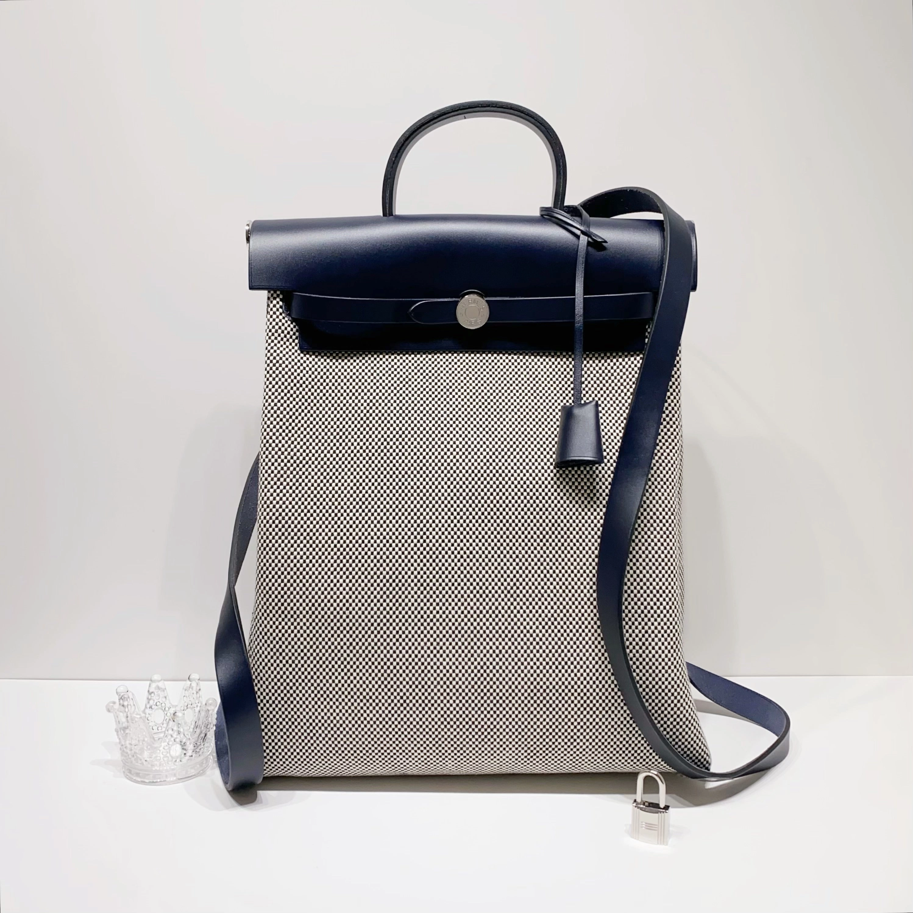 No.4143-Hermes Herbag A Dos Zip Retourne Tilt Backpack