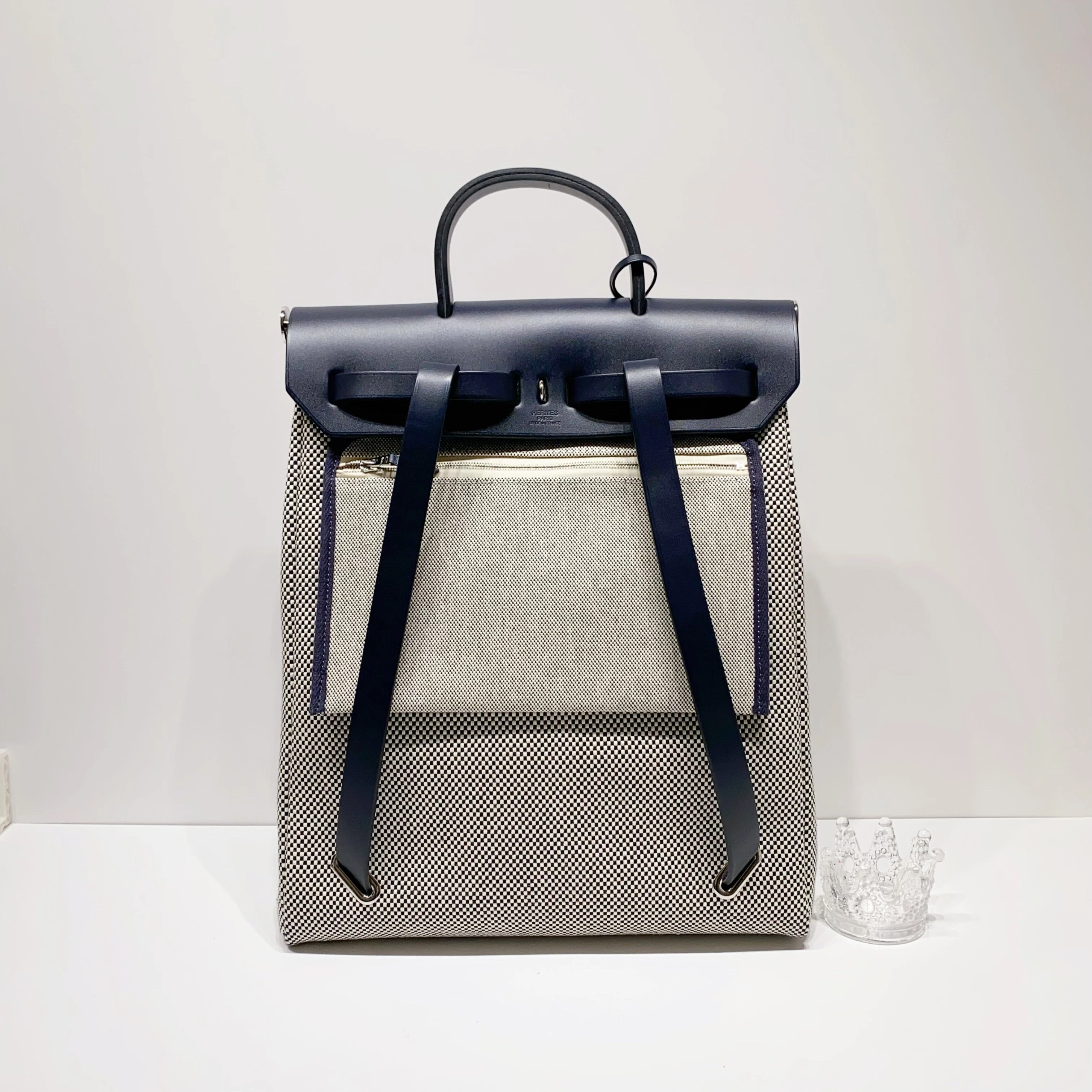 No.4143-Hermes Herbag A Dos Zip Retourne Tilt Backpack