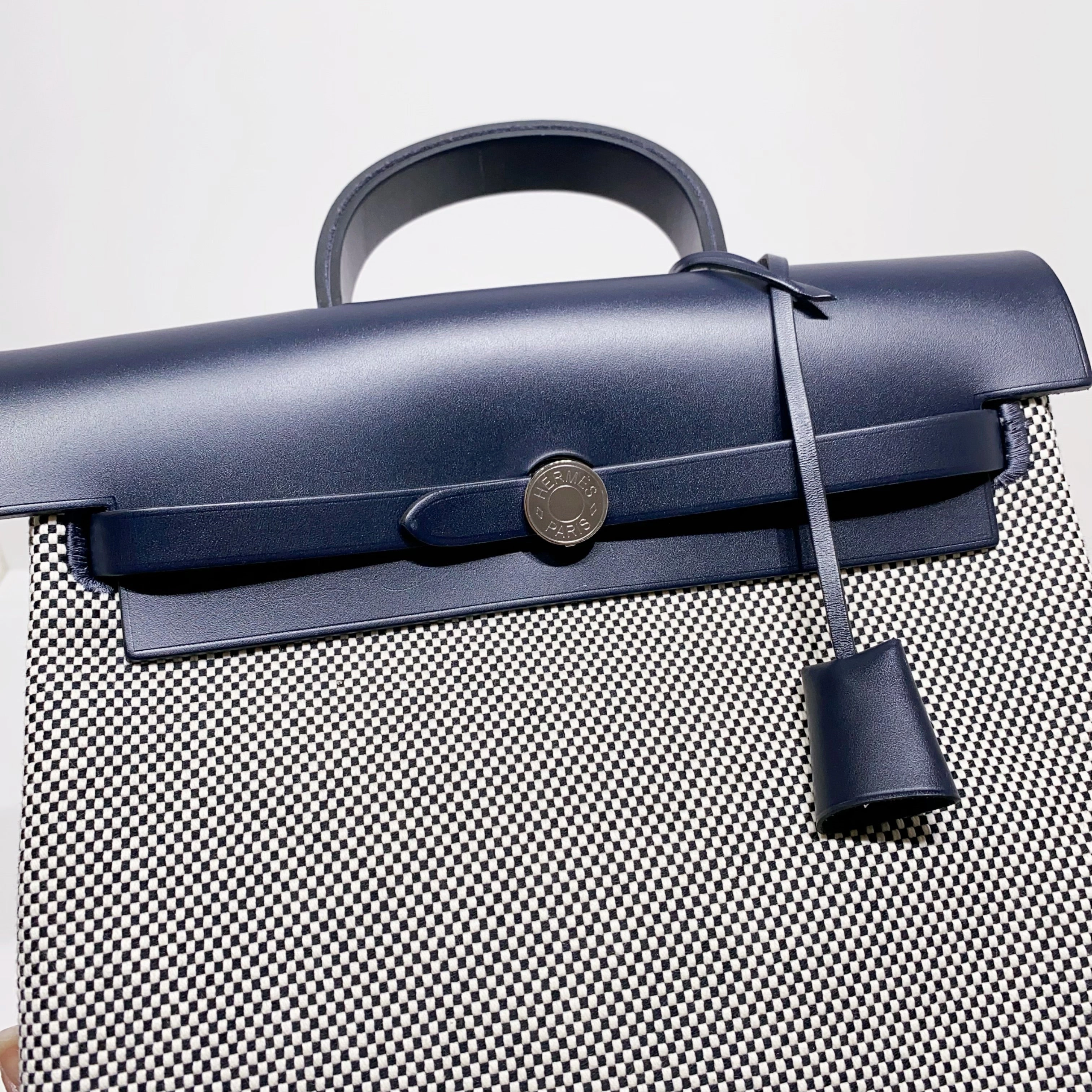 No.4143-Hermes Herbag A Dos Zip Retourne Tilt Backpack