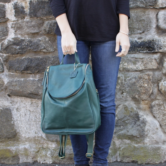 Nora Leather Backpack 12"
