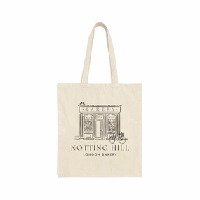 Notting Hill London Bakery Canvas Tote Bag