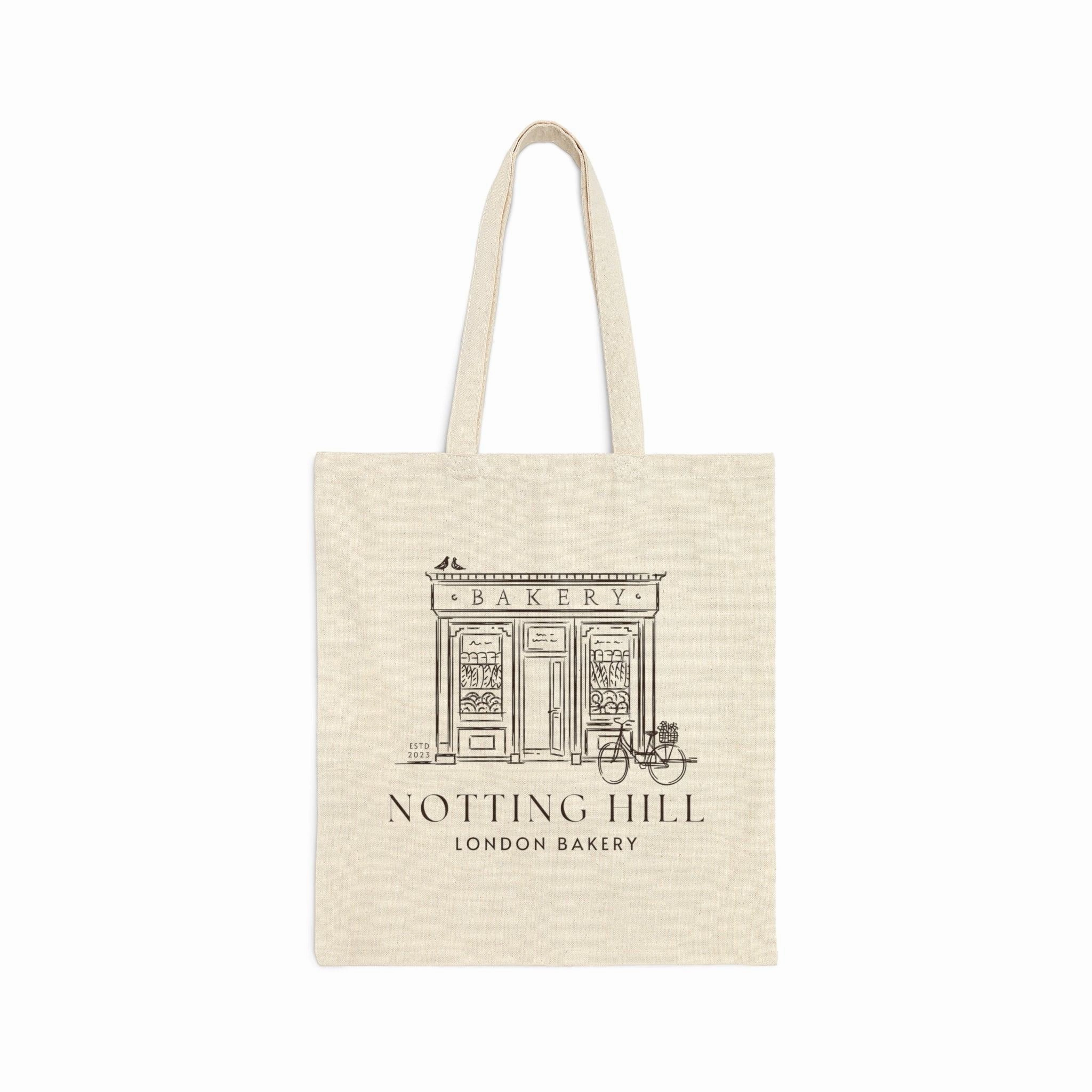 Notting Hill London Bakery Canvas Tote Bag