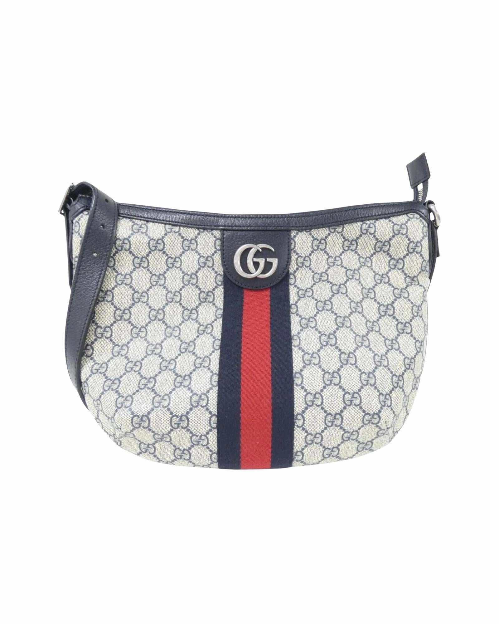 Ophidia Canvas Shoulder Bag with Dust Bag