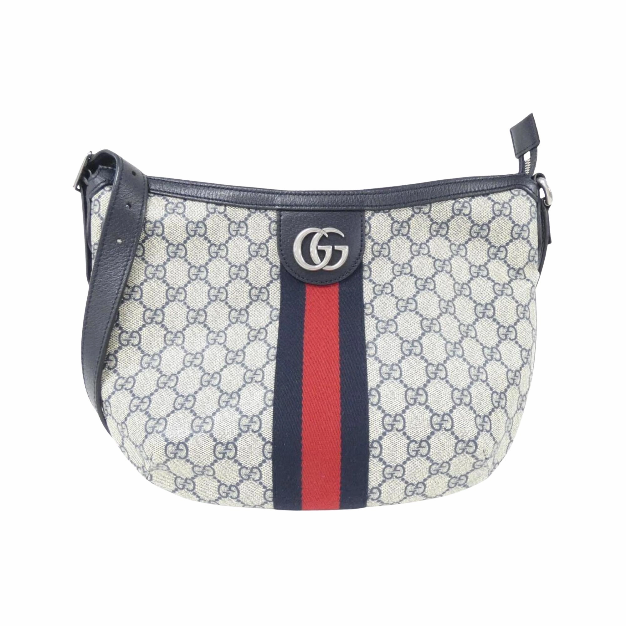 Ophidia Canvas Shoulder Bag with Dust Bag