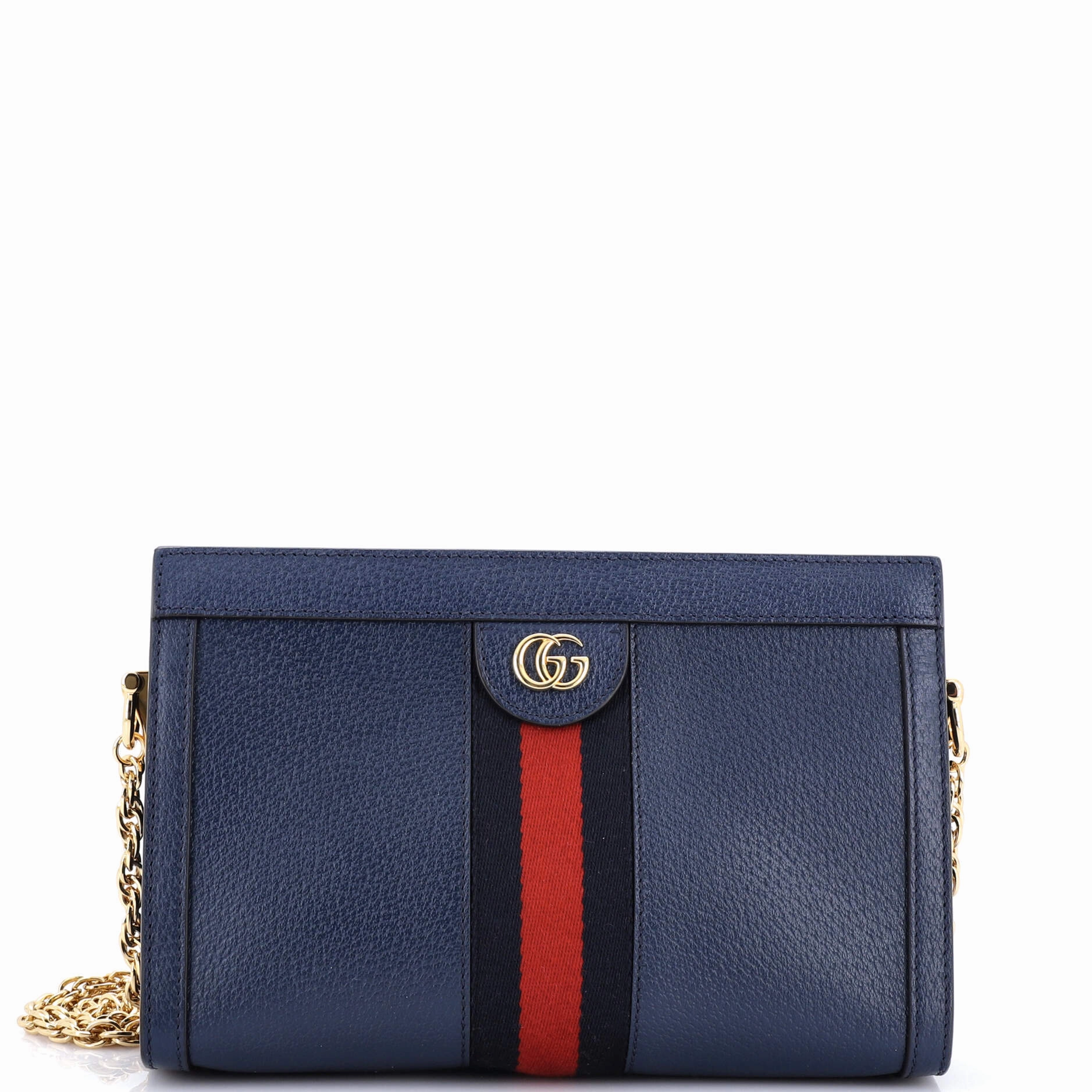 Ophidia Chain Shoulder Bag Leather Small
