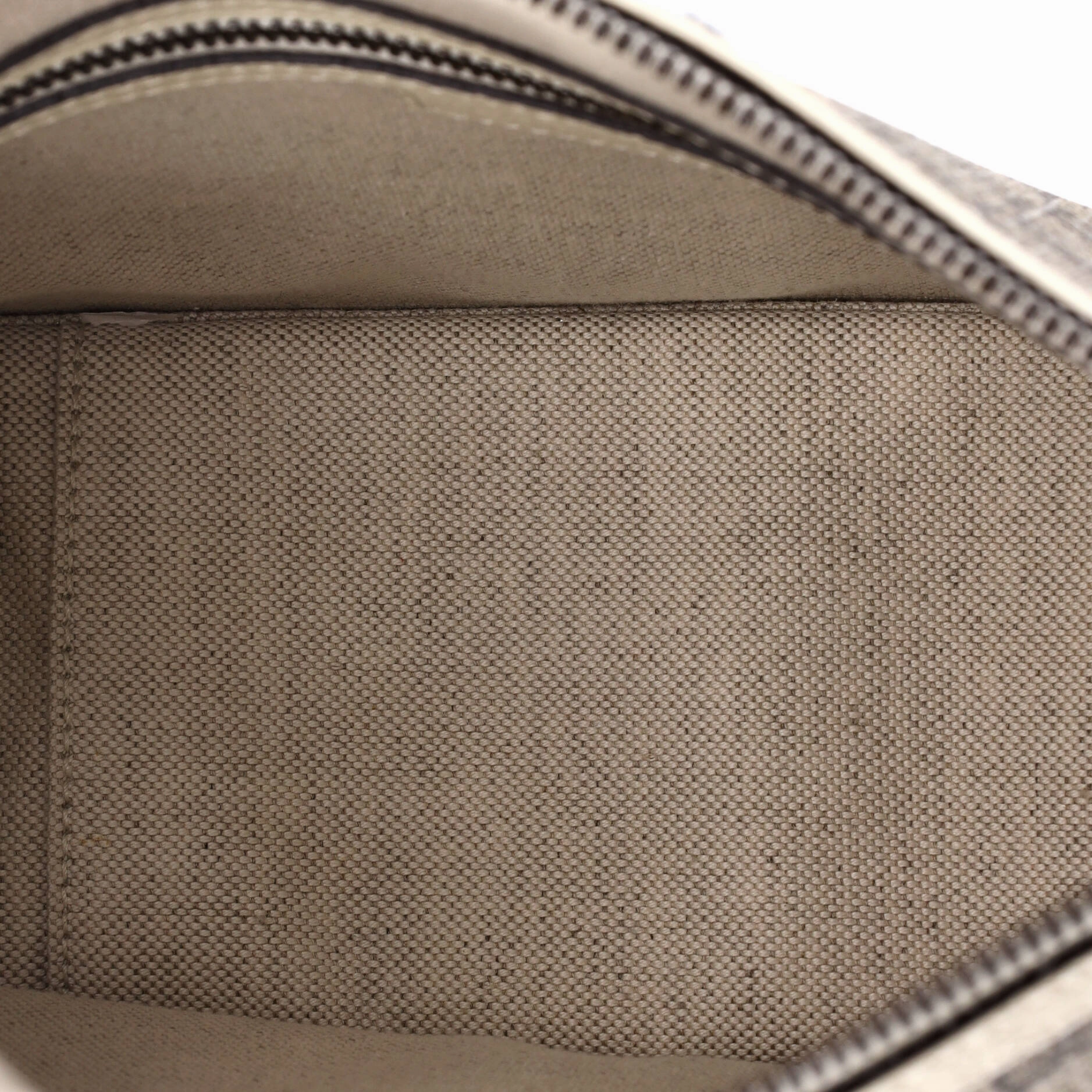 Ophidia Curved Zip Shoulder Bag GG Coated Canvas Large