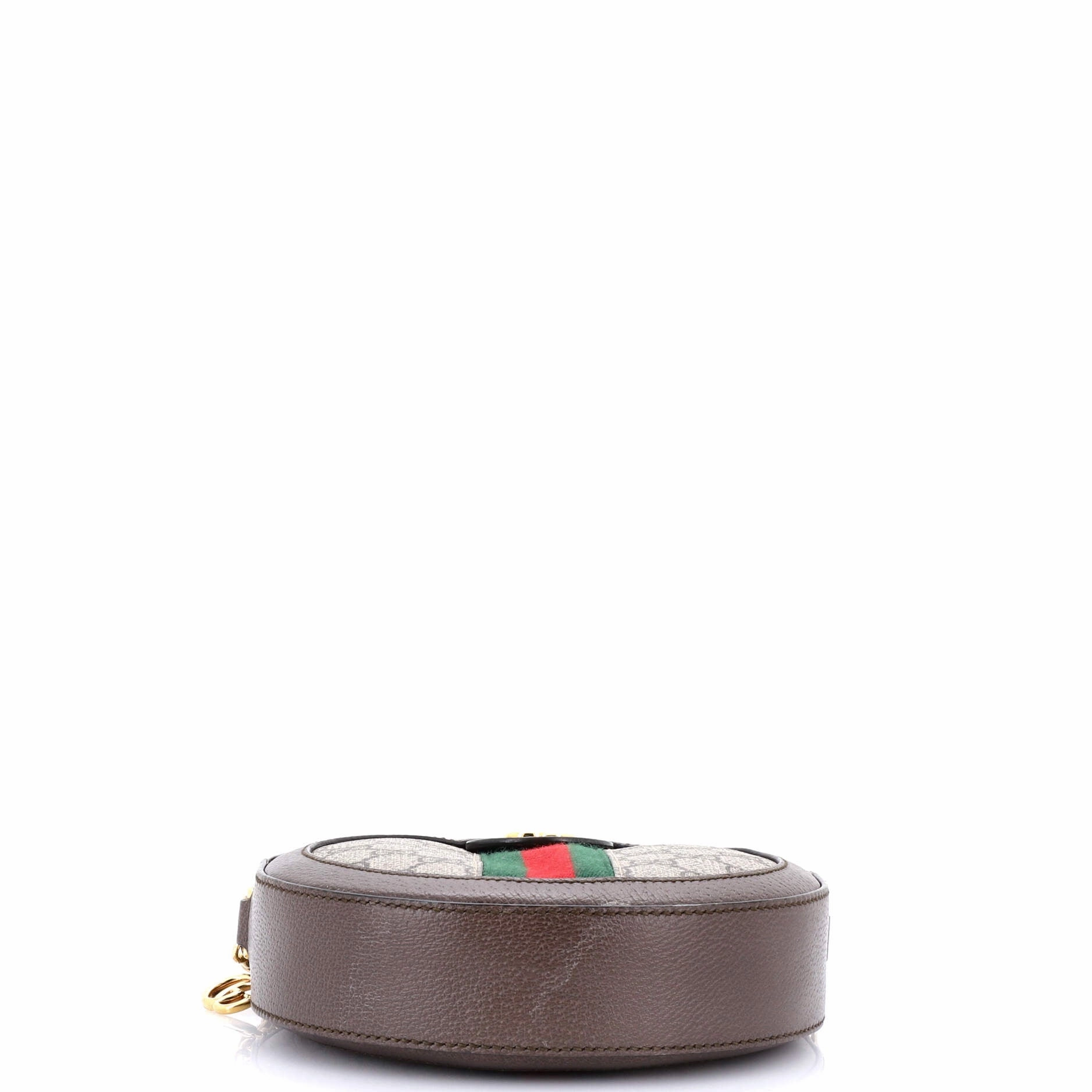 Ophidia Round Shoulder Bag GG Coated Canvas Mini