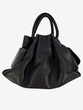 Oroton Soft Leather Medium Drawstring Style Bag
