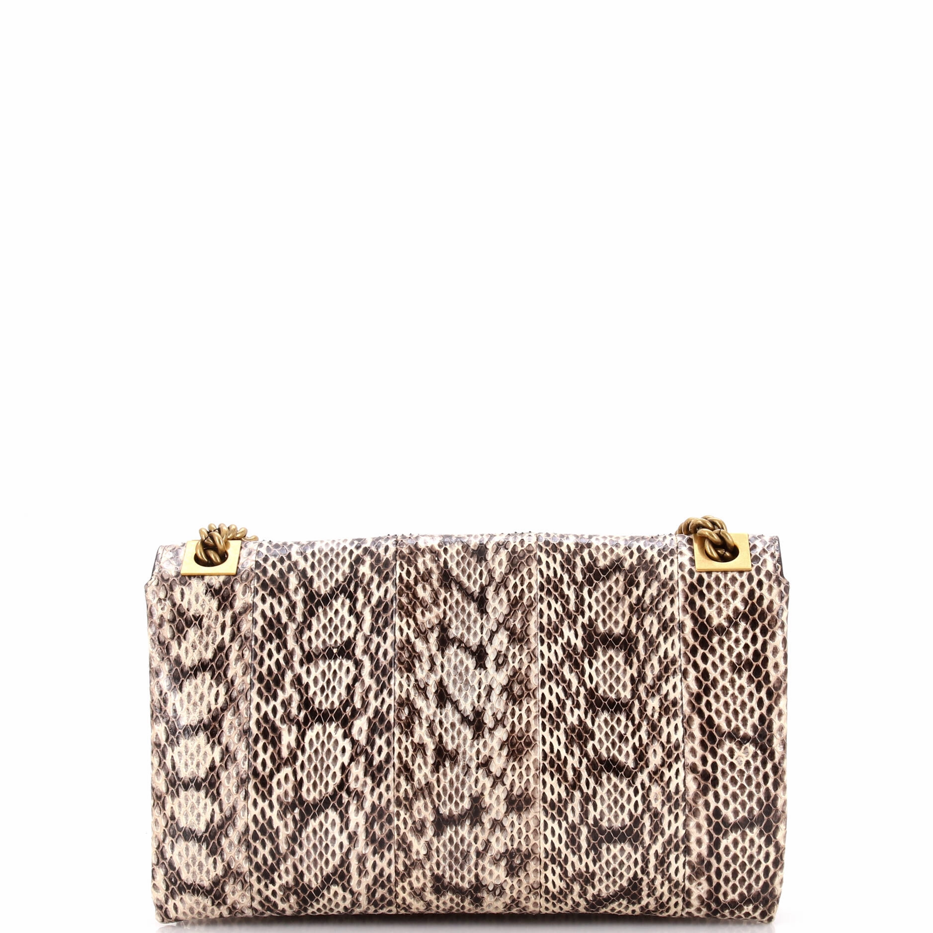 Osiride Shoulder Bag Embellished Snakeskin Medium