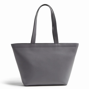 Outlet Faux Leather Small East West Tote