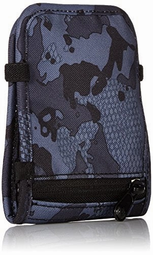 Pacsafe RFIDsafe V100 Anti-Theft RFID Blocking Bi-Fold Wallet, Grey Camo