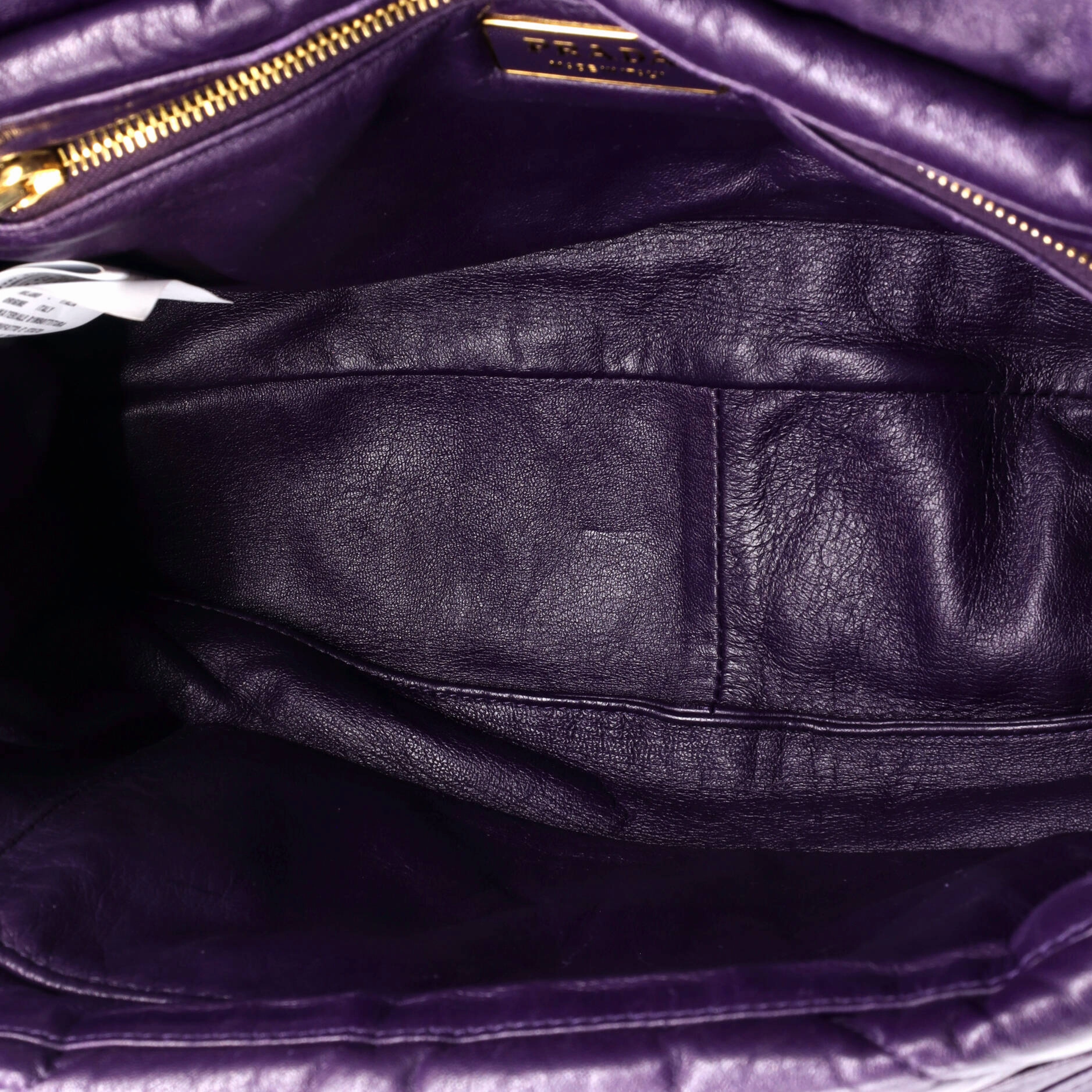 Padded Shoulder Bag Quilted Nappa Leather