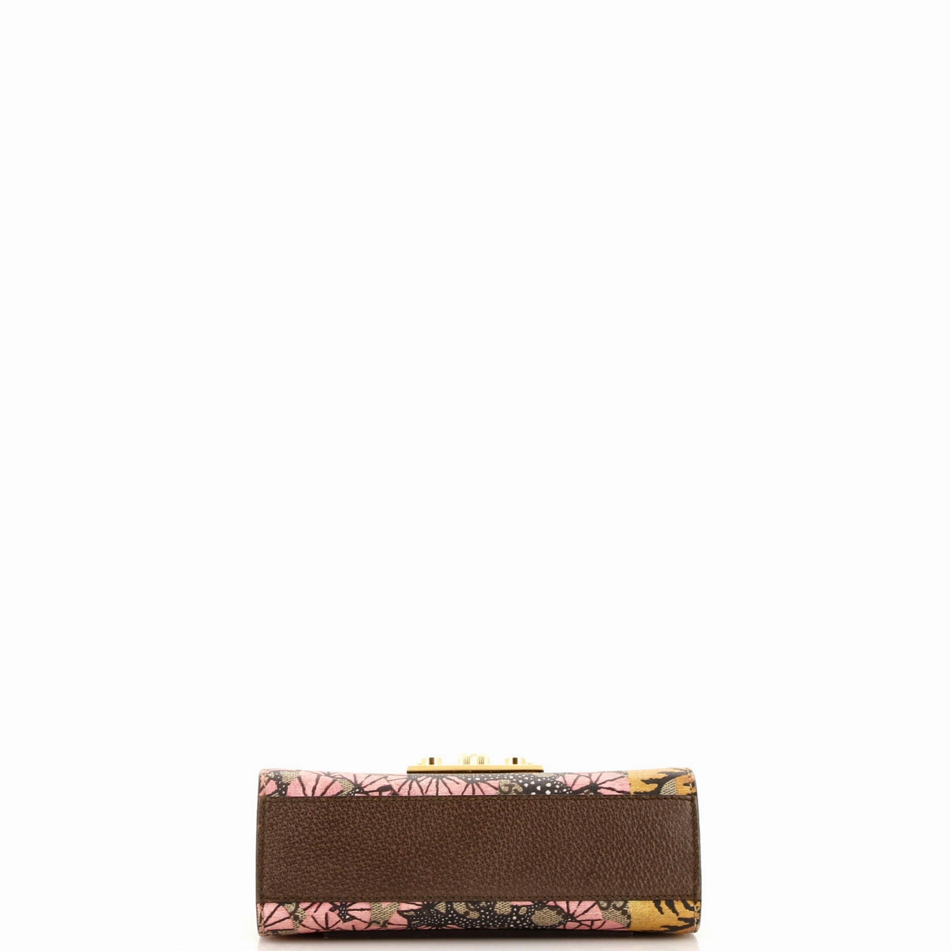 Padlock Shoulder Bag Bengal Print GG Coated Canvas Small
