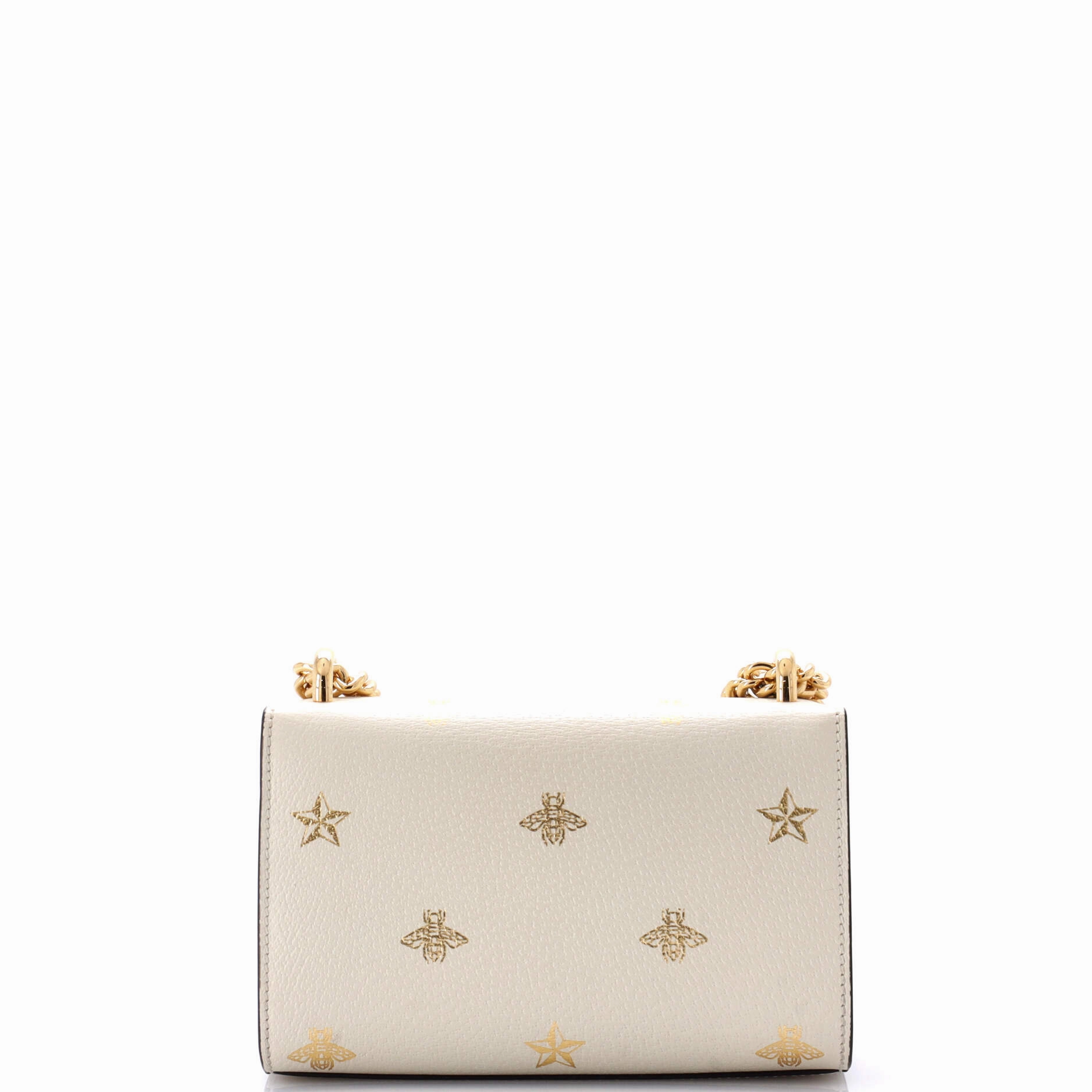 Padlock Shoulder Bag Printed Leather Small
