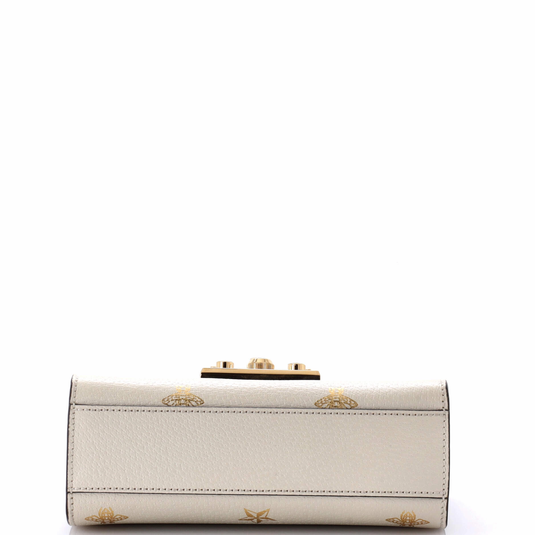 Padlock Shoulder Bag Printed Leather Small