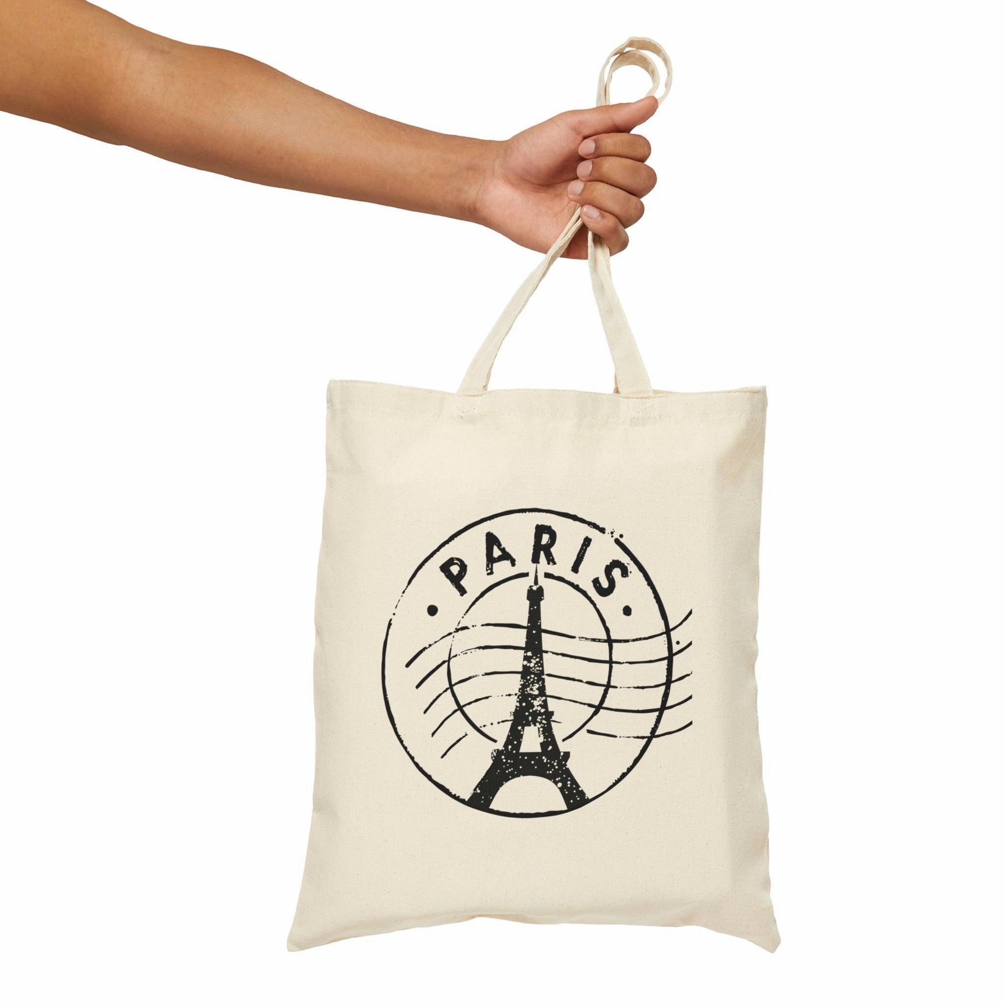 Paris Canvas Tote Bag