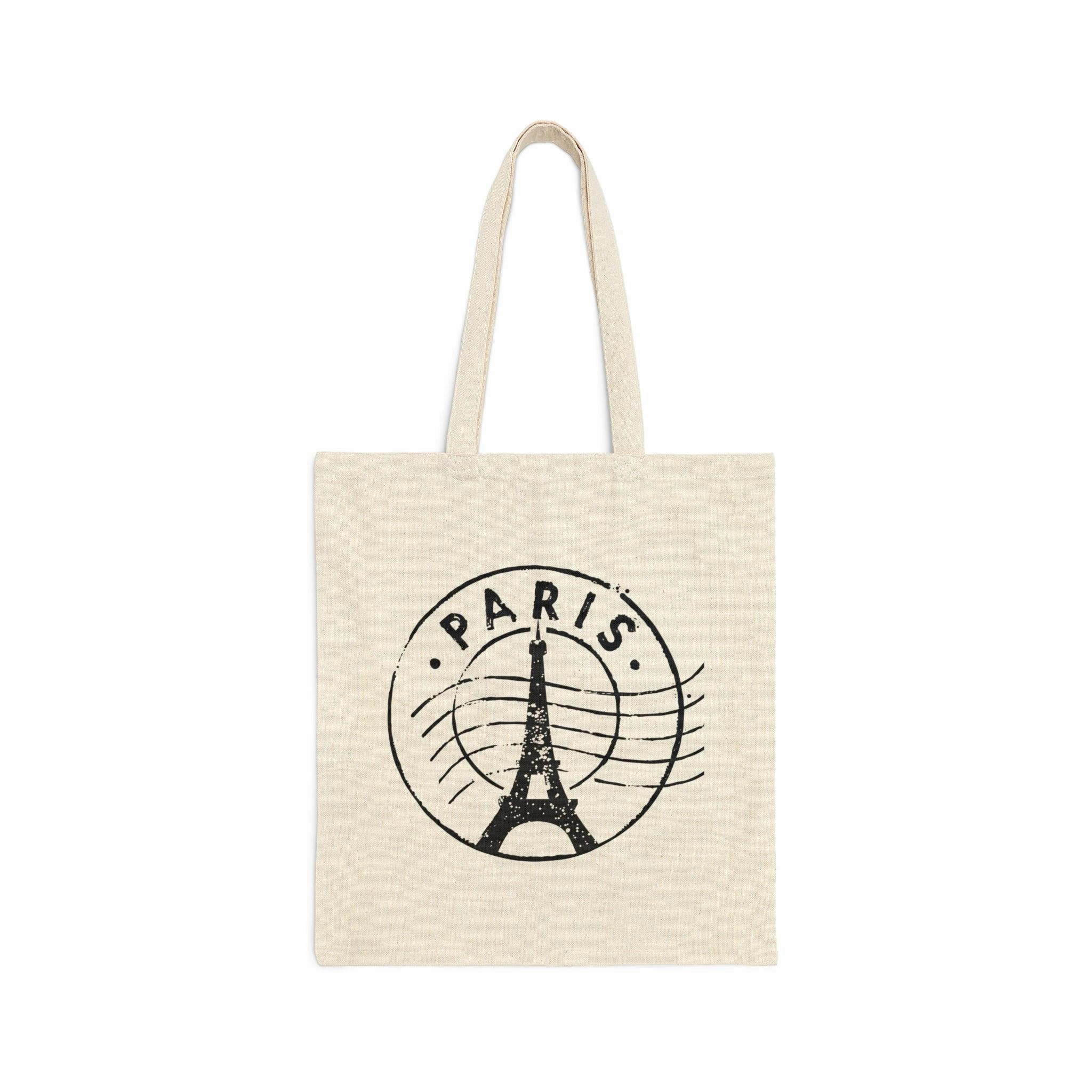Paris Canvas Tote Bag