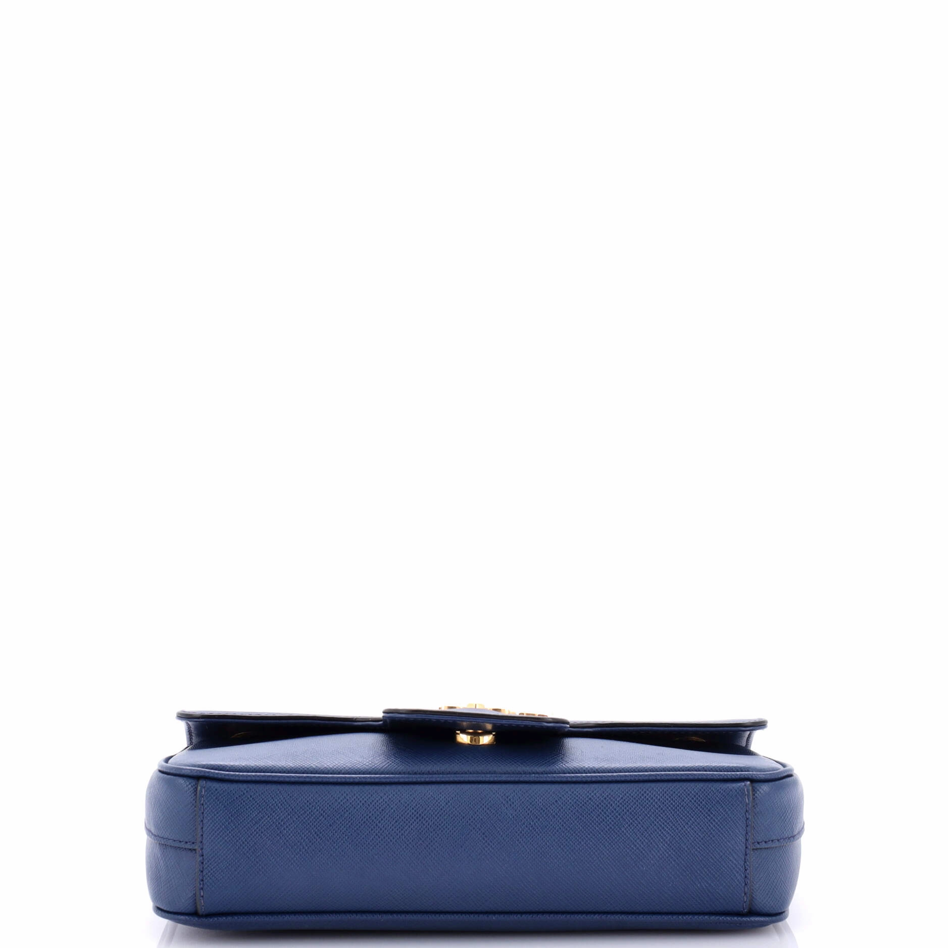 Pattina Flap Shoulder Bag Saffiano Leather Small