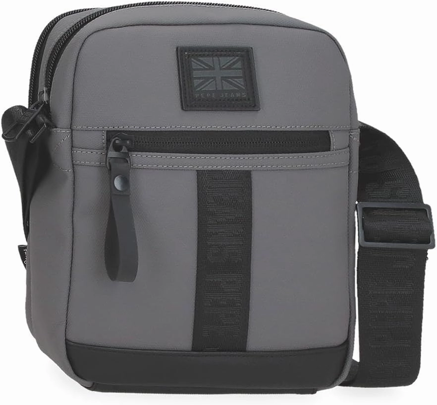 Pepe Jeans Shoulder Bag with Two compartments, Gray