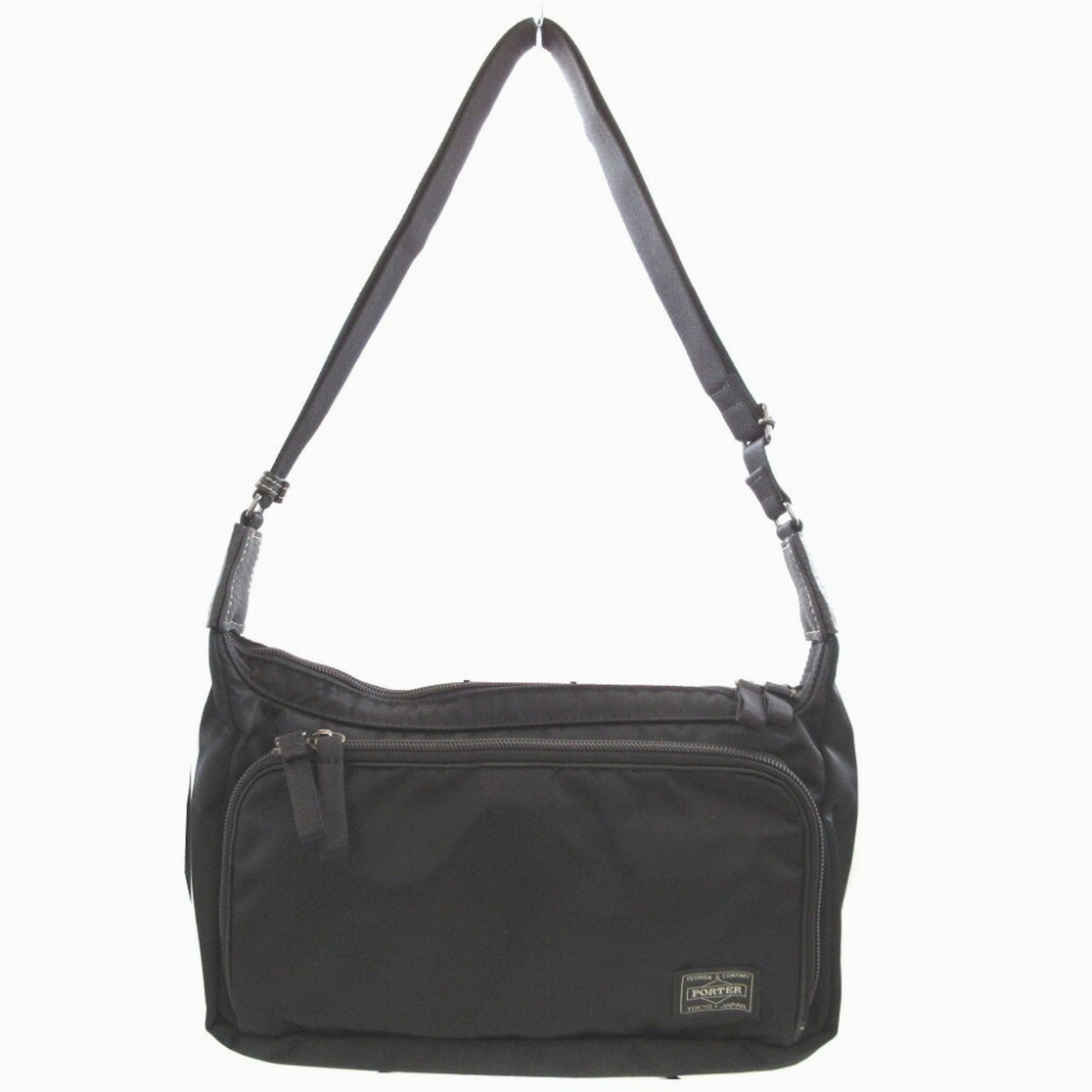 Porter Nylon Leather Shoulder Bag (Pre-Owned)