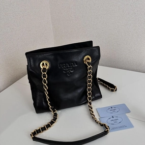 Prada | Bags | Prada Black Red Wine Vitello Drive Perforated Shoulder Bag Leather MR2104202567222