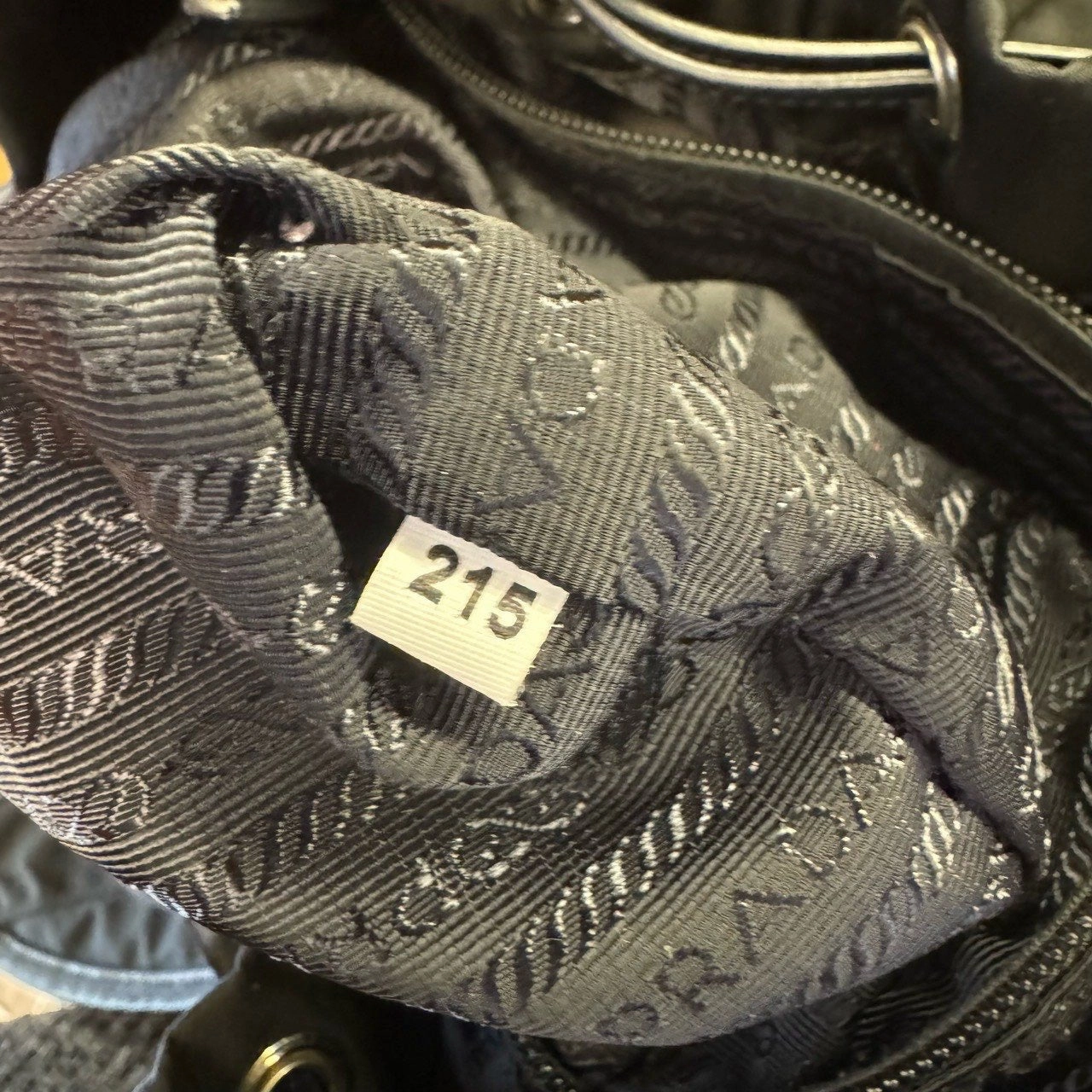 Prada Black Nylon Fur Trim Backpack