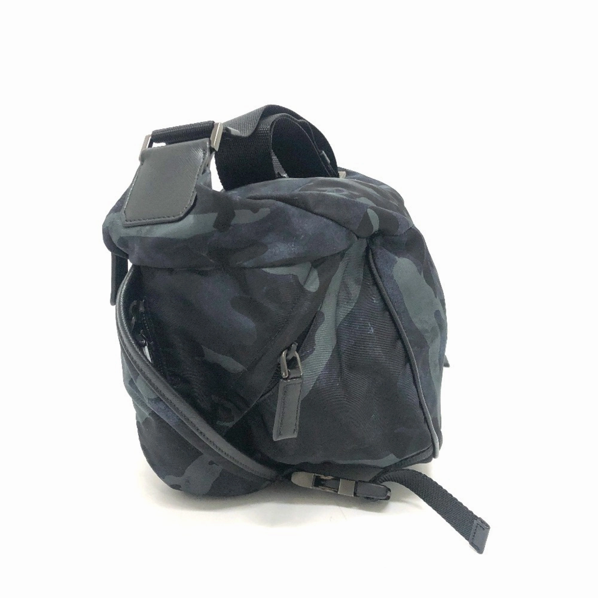 Prada blue Nylon Messenger Bag Sling Bag (Pre-Owned)