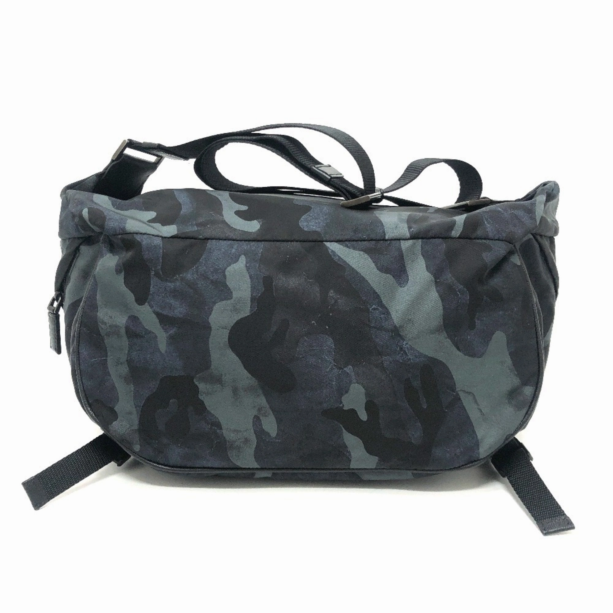 Prada blue Nylon Messenger Bag Sling Bag (Pre-Owned)