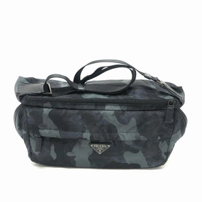 Prada blue Nylon Messenger Bag Sling Bag (Pre-Owned)