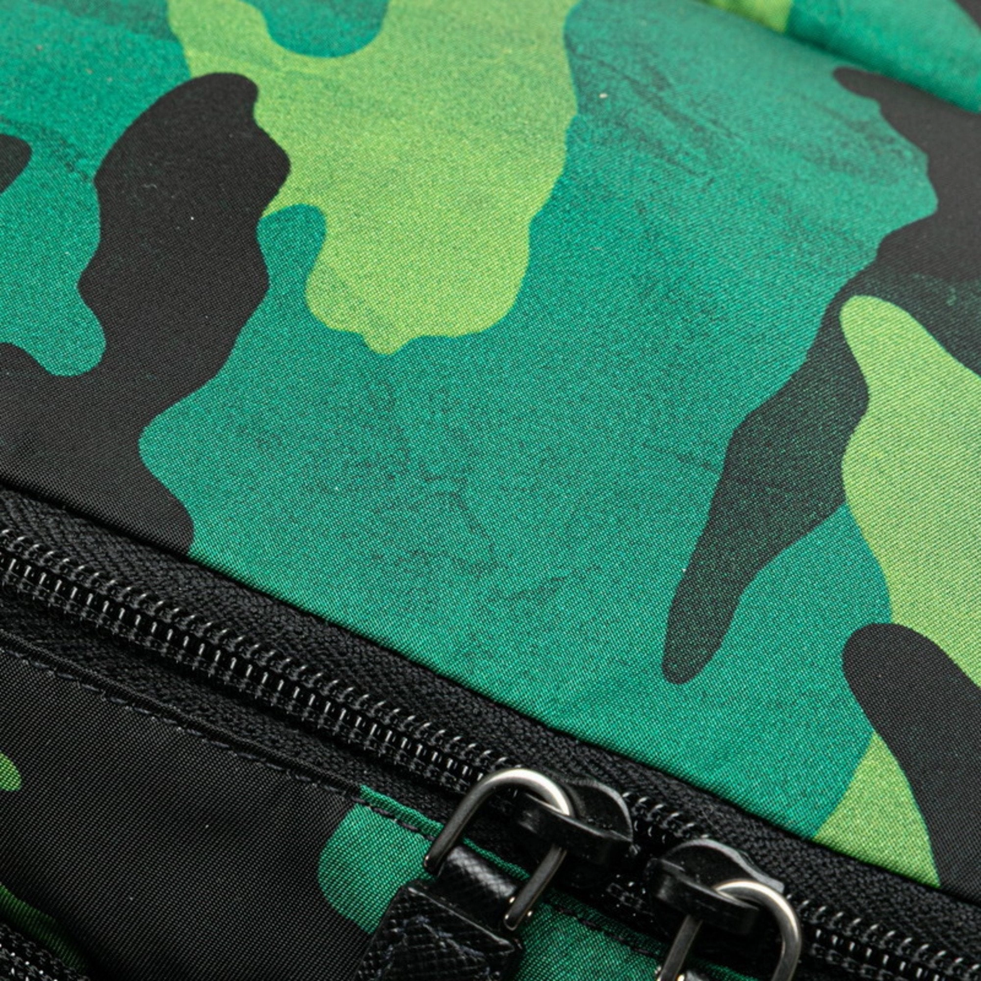 Prada Camouflage Nylon Shoulder Bag Sling Bag (Pre-Owned)