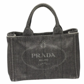 Prada Canapa blue - Jeans Tote Bag (Pre-Owned)