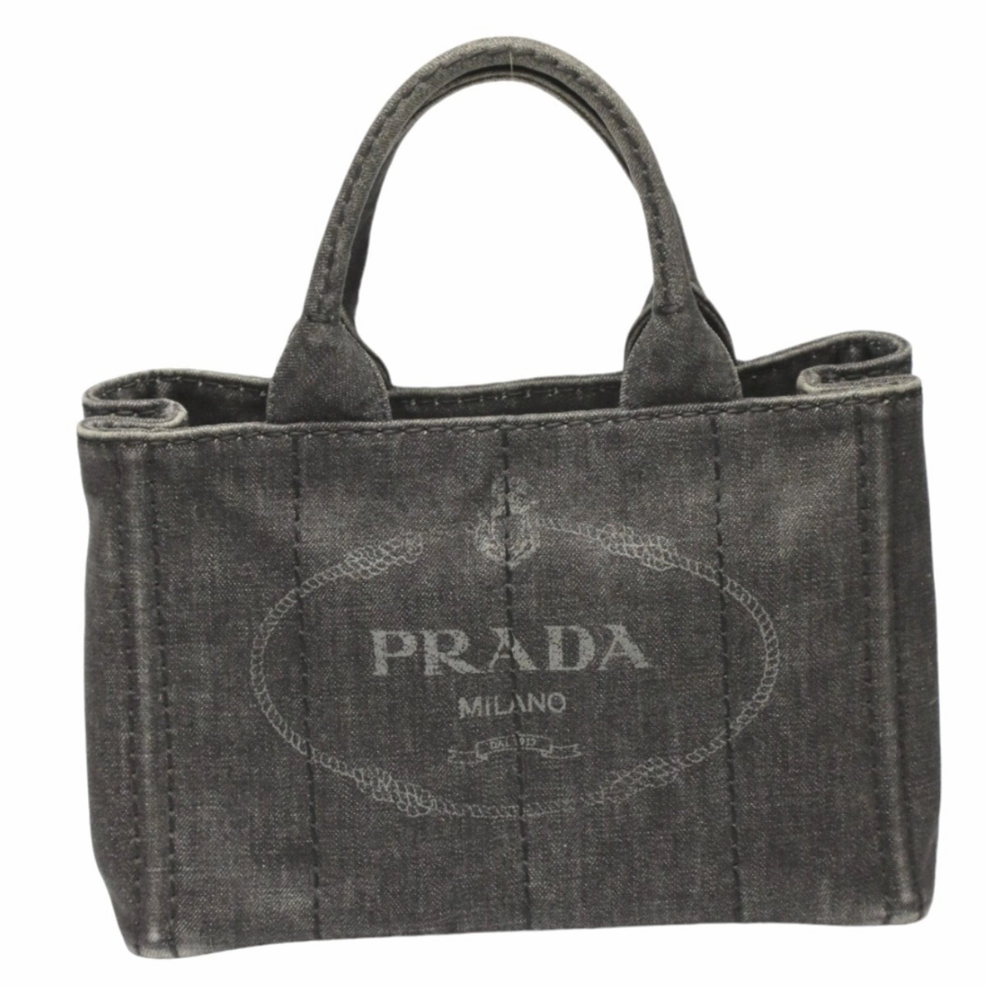 Prada Canapa blue - Jeans Tote Bag (Pre-Owned)