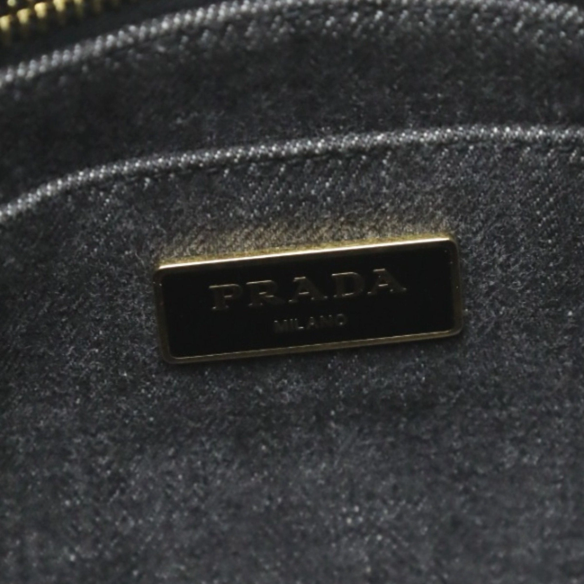 Prada Canapa blue - Jeans Tote Bag (Pre-Owned)