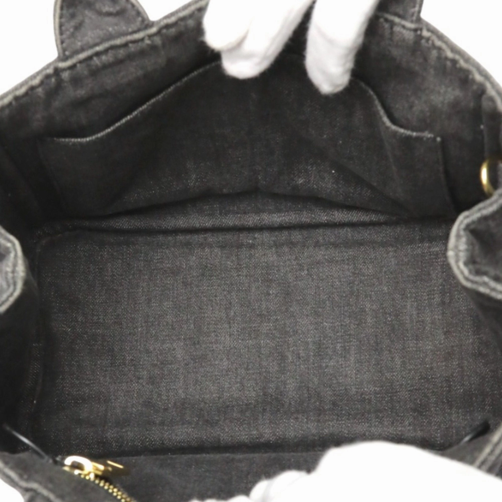 Prada Canapa blue - Jeans Tote Bag (Pre-Owned)