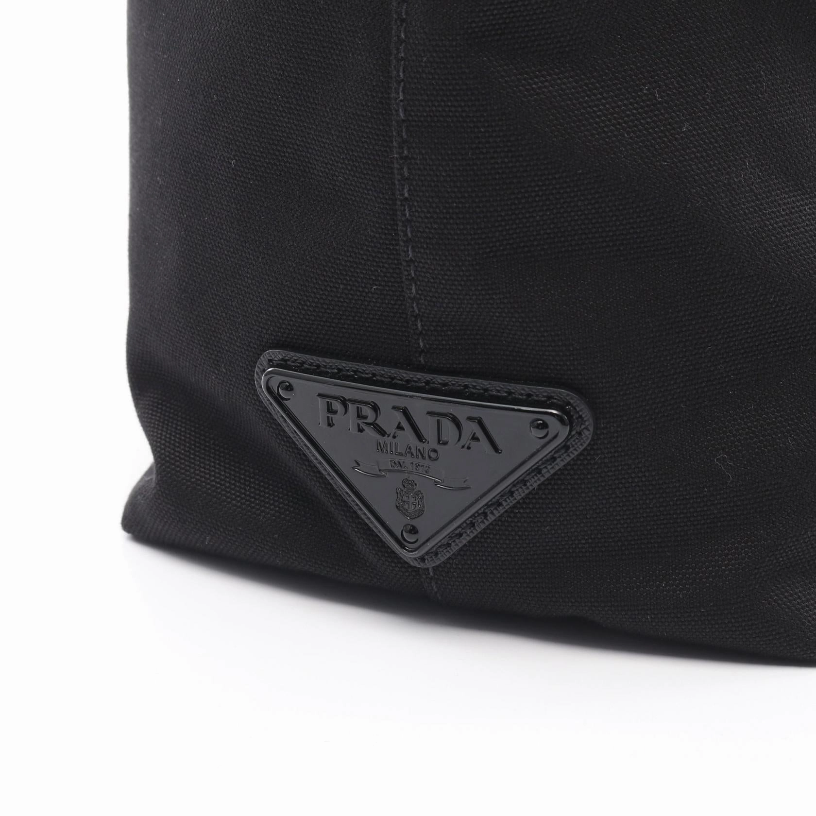 Prada CANAPA Canvas Tote Bag