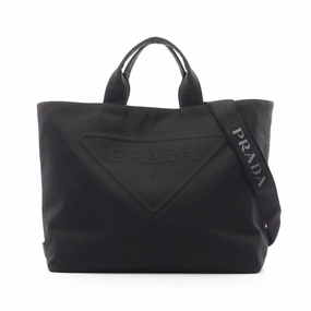 Prada CANAPA Canvas Tote Bag