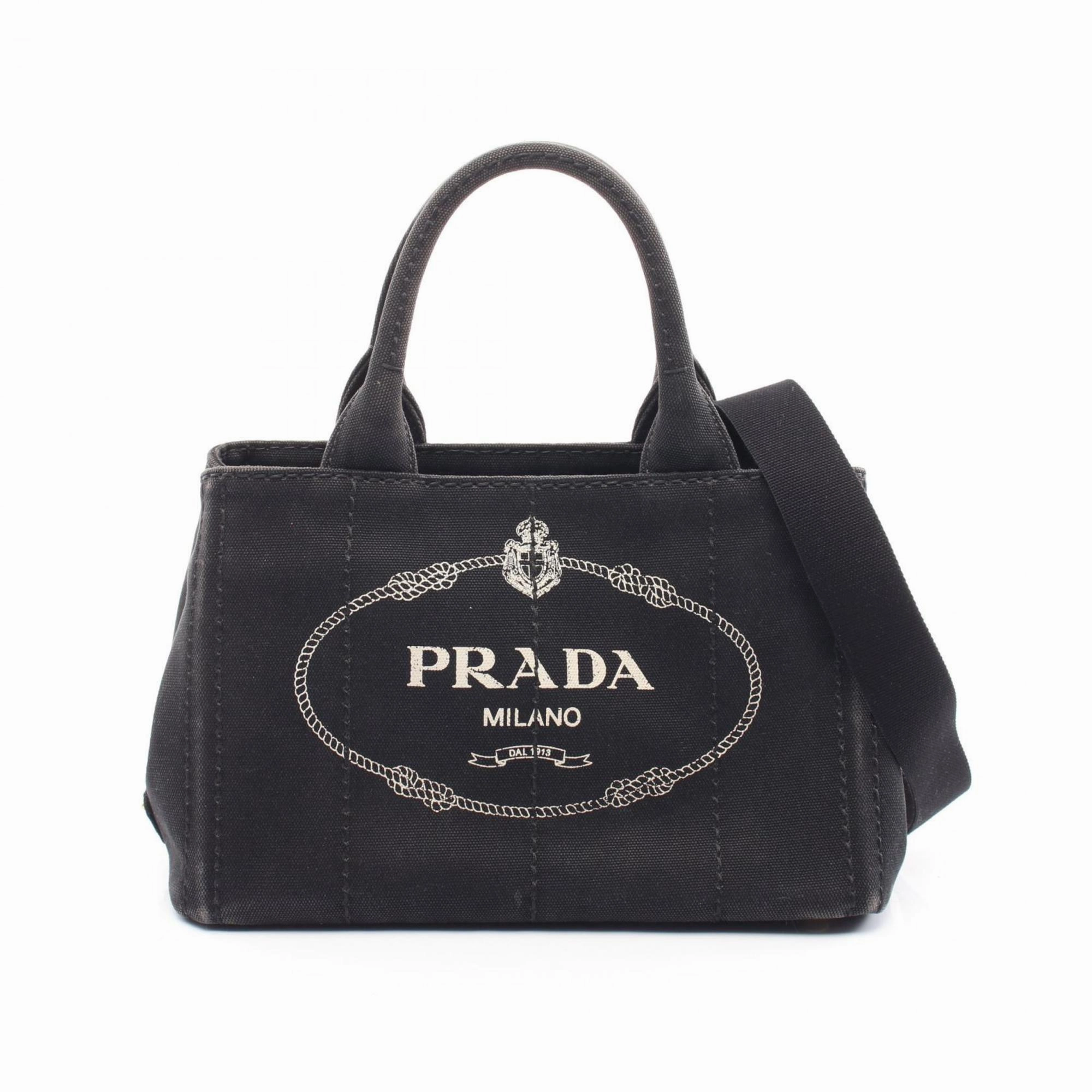 Prada Canvas Tote Bag (Pre-Owned)