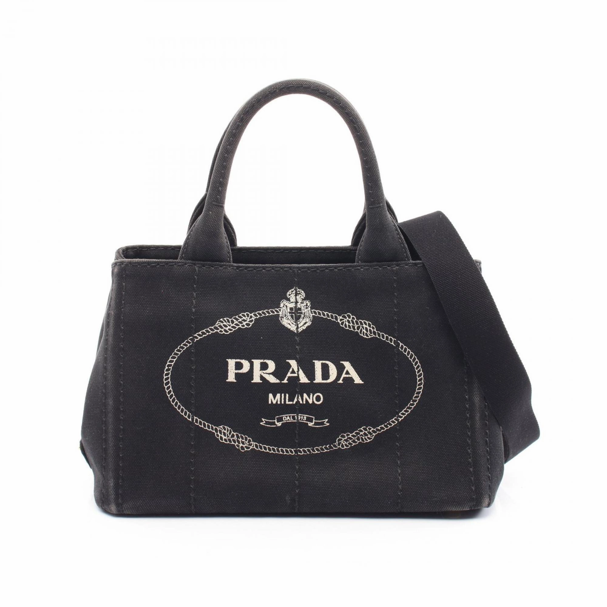 Prada Canvas Tote Bag (Pre-Owned)