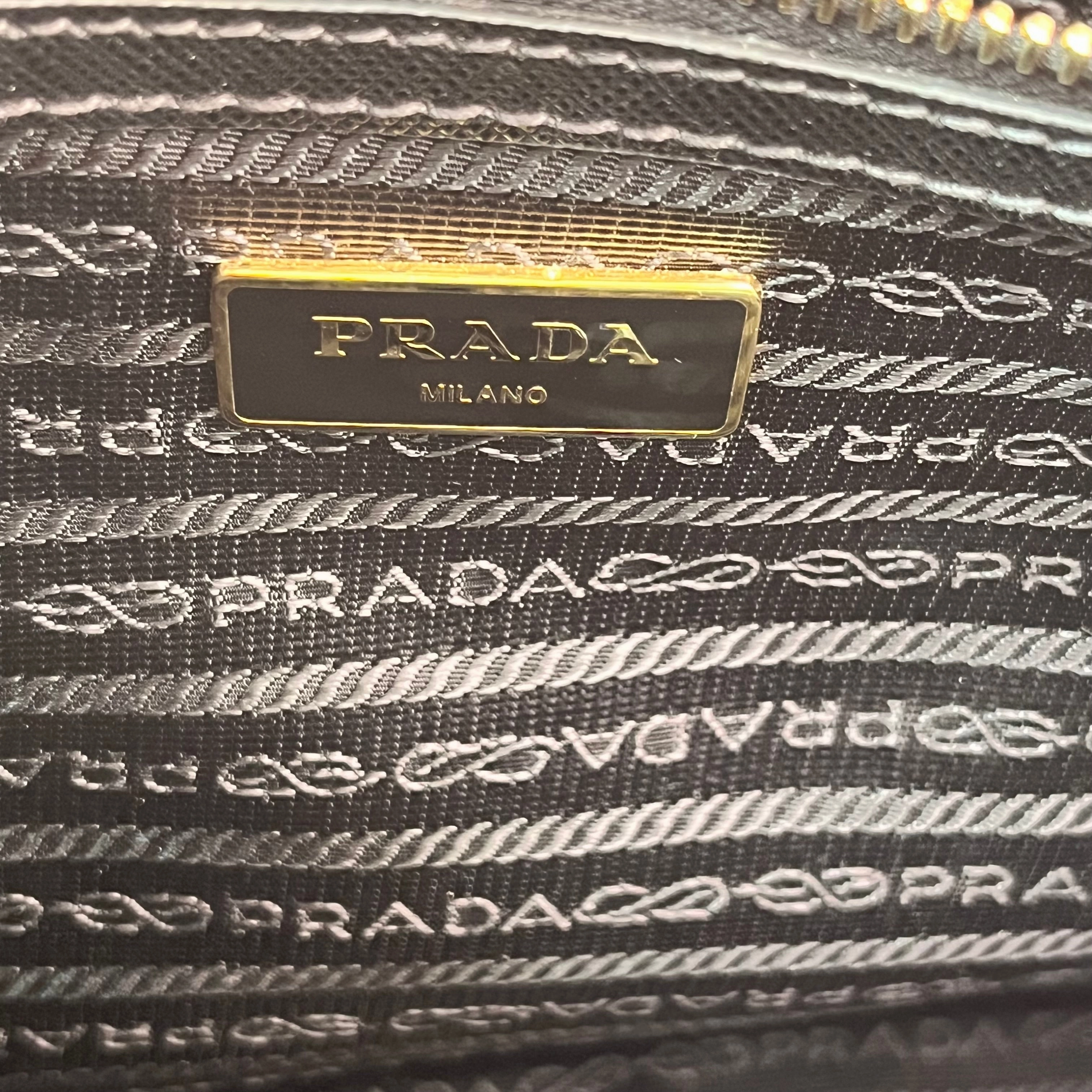 PRADA Galleria Saffiano Lux Leather Tote Bag