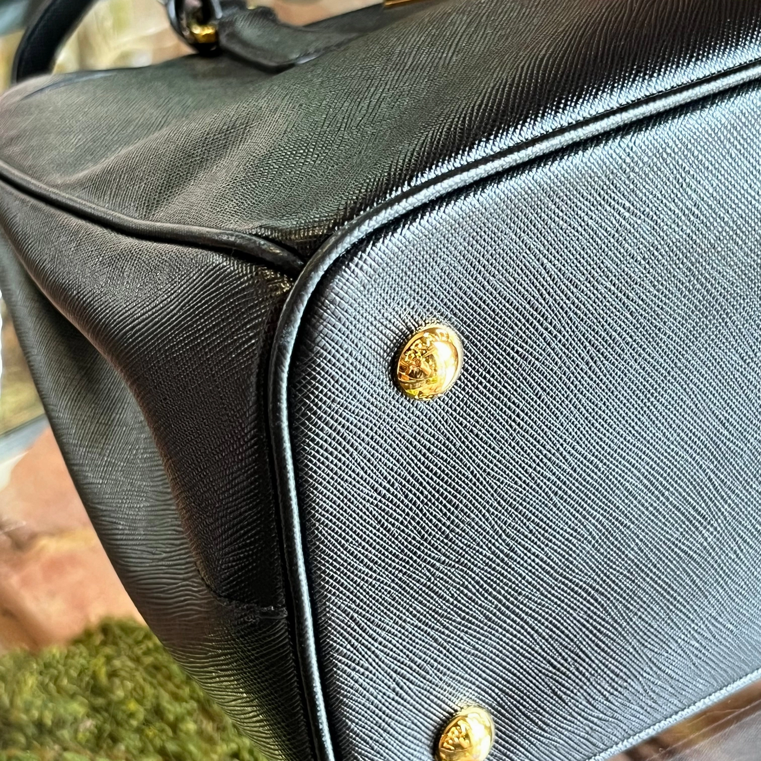 PRADA Galleria Saffiano Lux Leather Tote Bag
