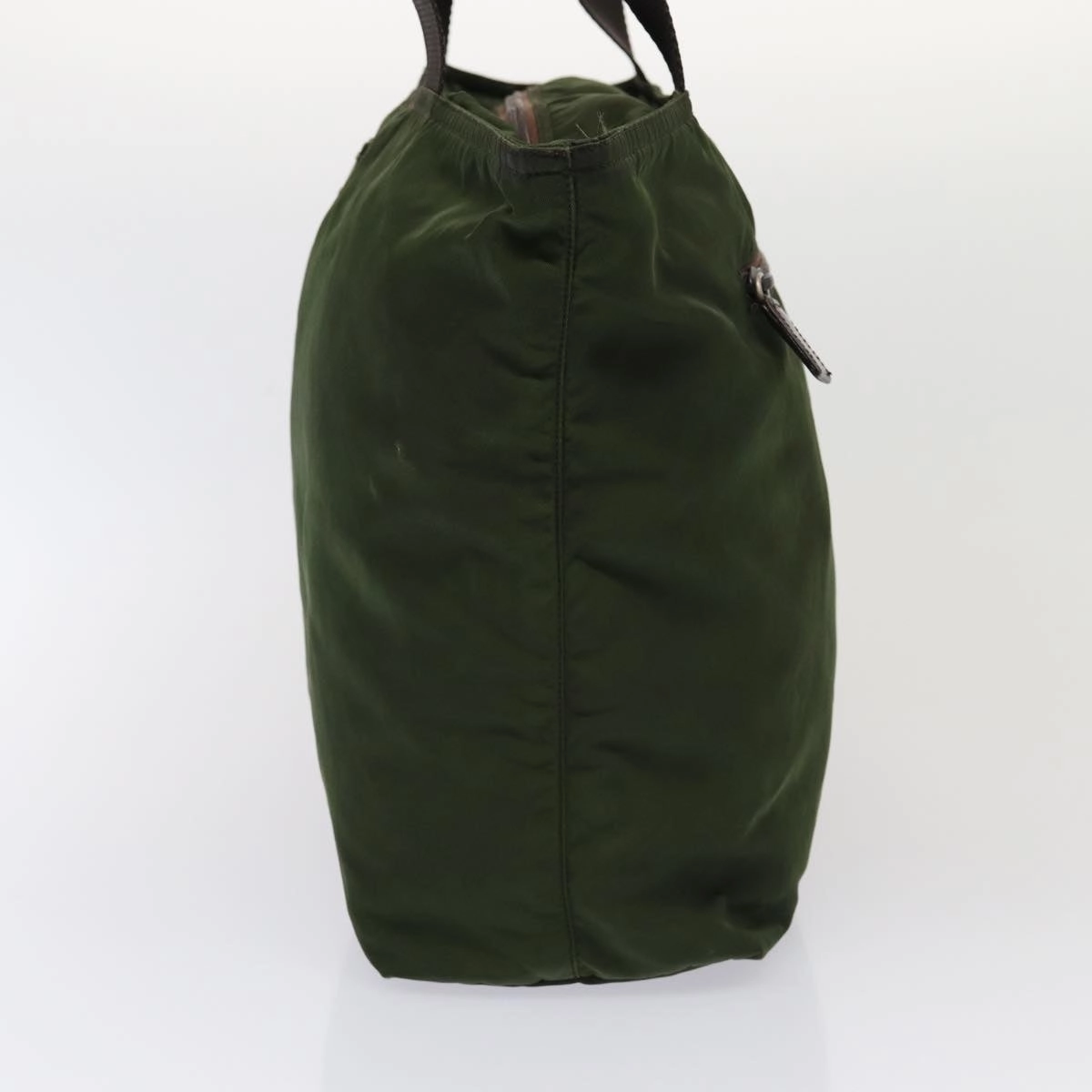 PRADA Gucci Bamboo Tote Backpack Nylon 2Set Khaki Green  yk12253