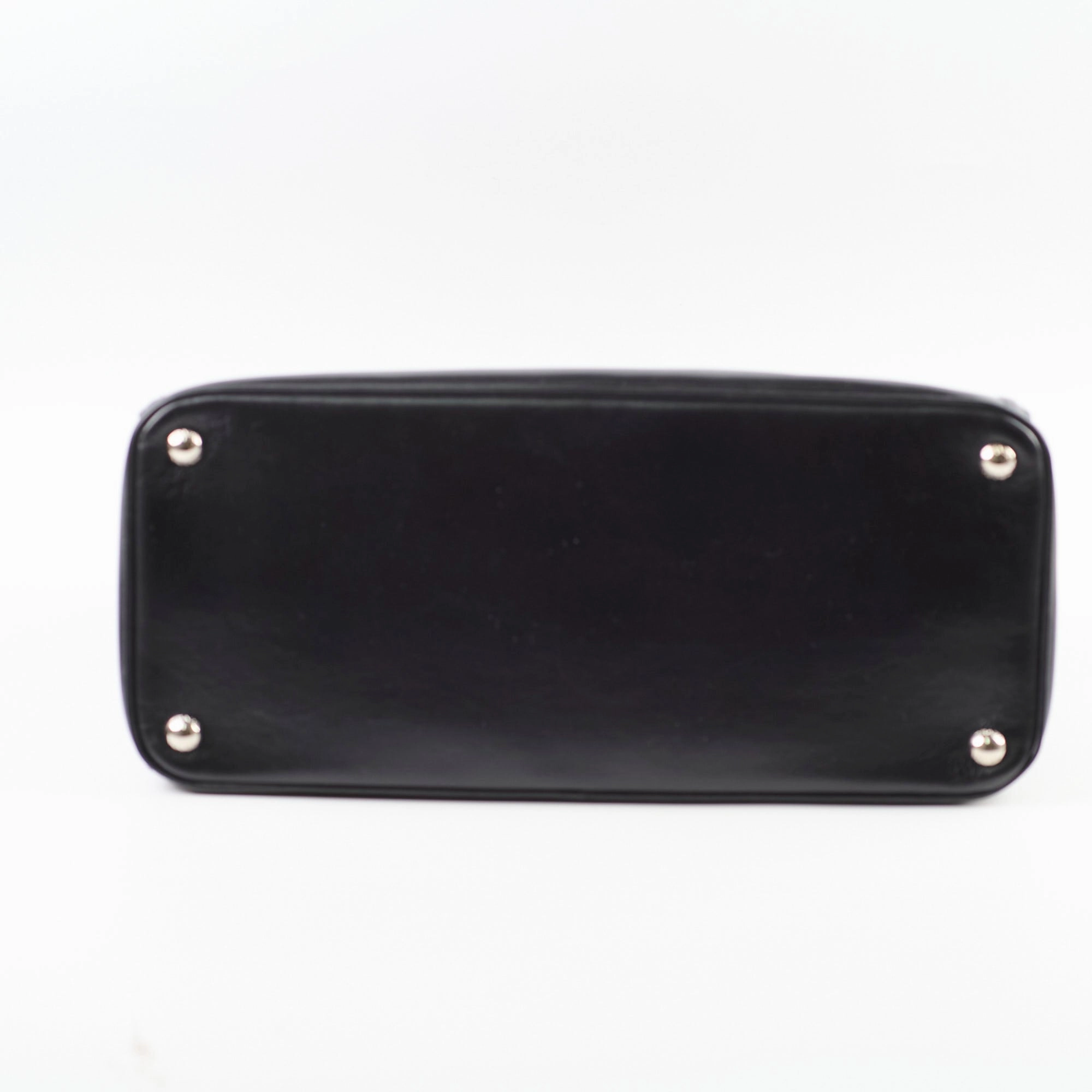 Prada Large Leather Tote Black