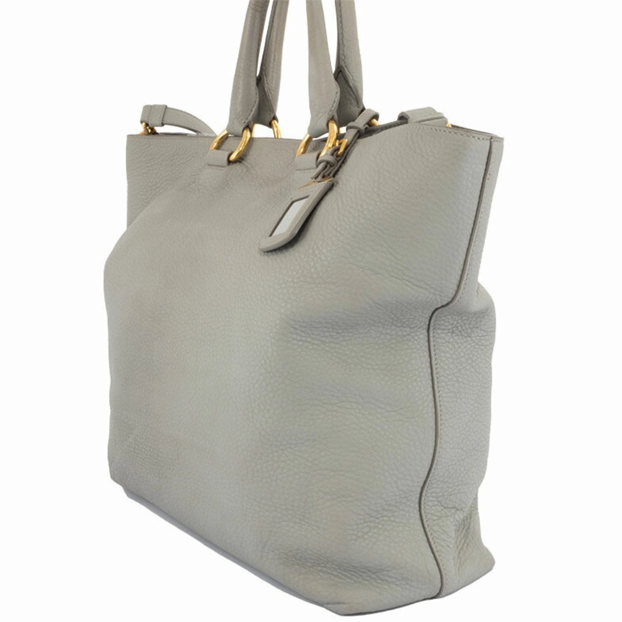 Prada Leather Tote Bag (Pre-Owned)