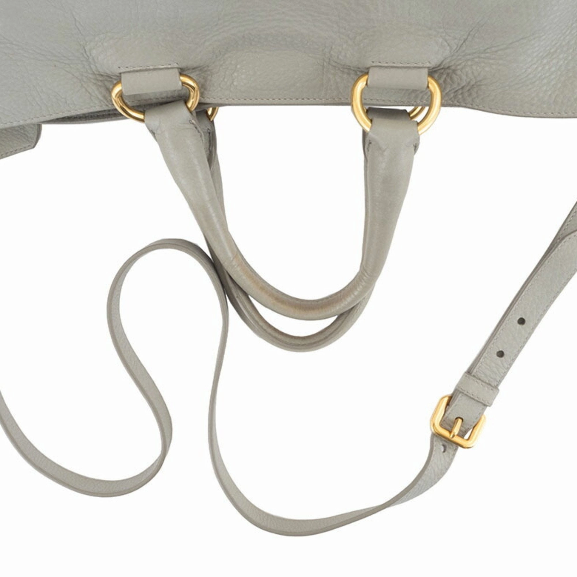 Prada Leather Tote Bag (Pre-Owned)