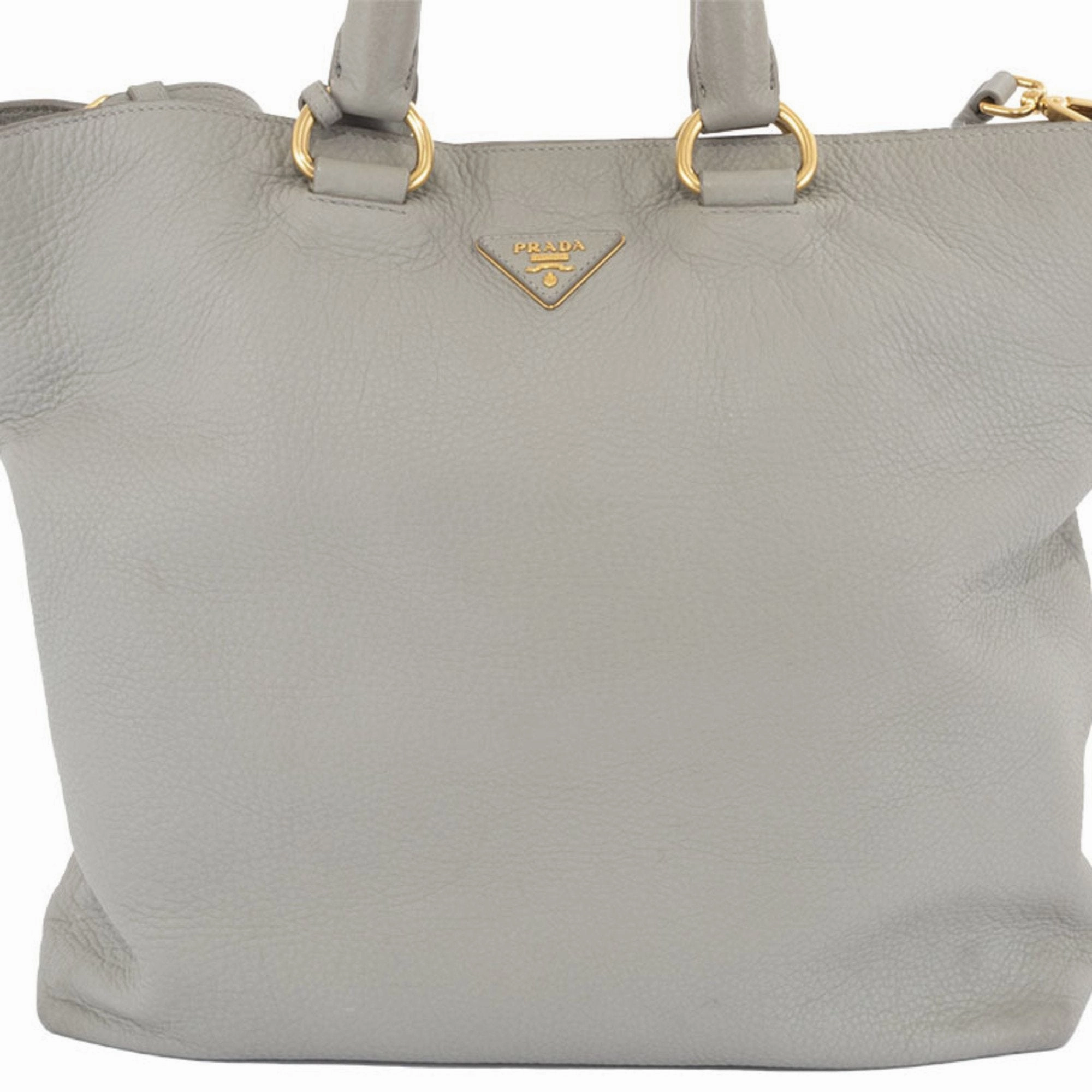 Prada Leather Tote Bag (Pre-Owned)