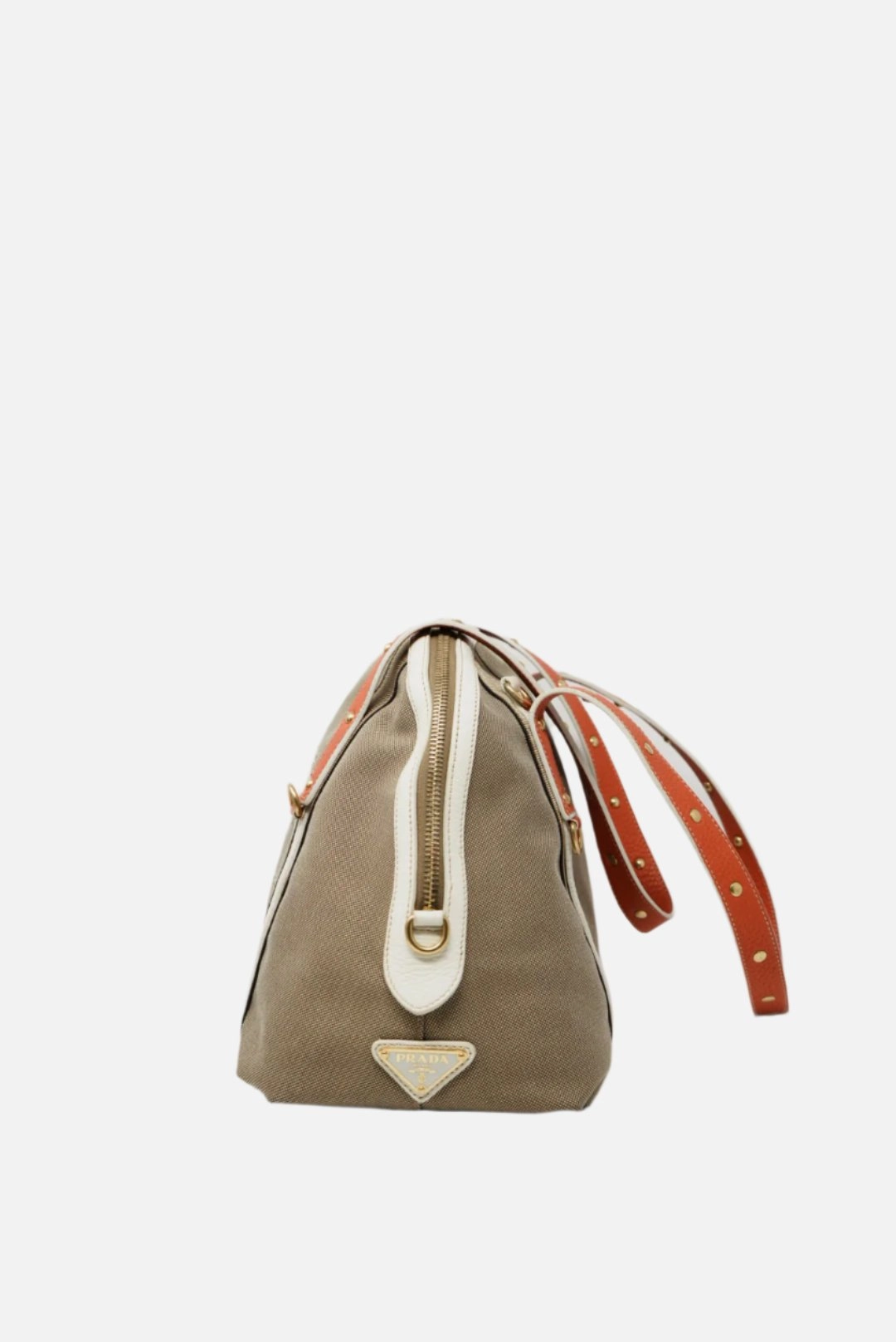 Prada Logo Jacquard Shoulder Bag