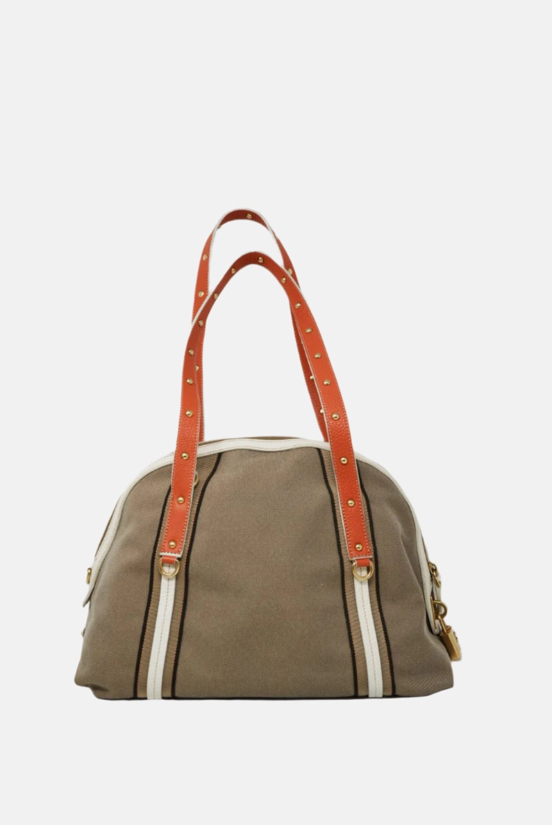 Prada Logo Jacquard Shoulder Bag
