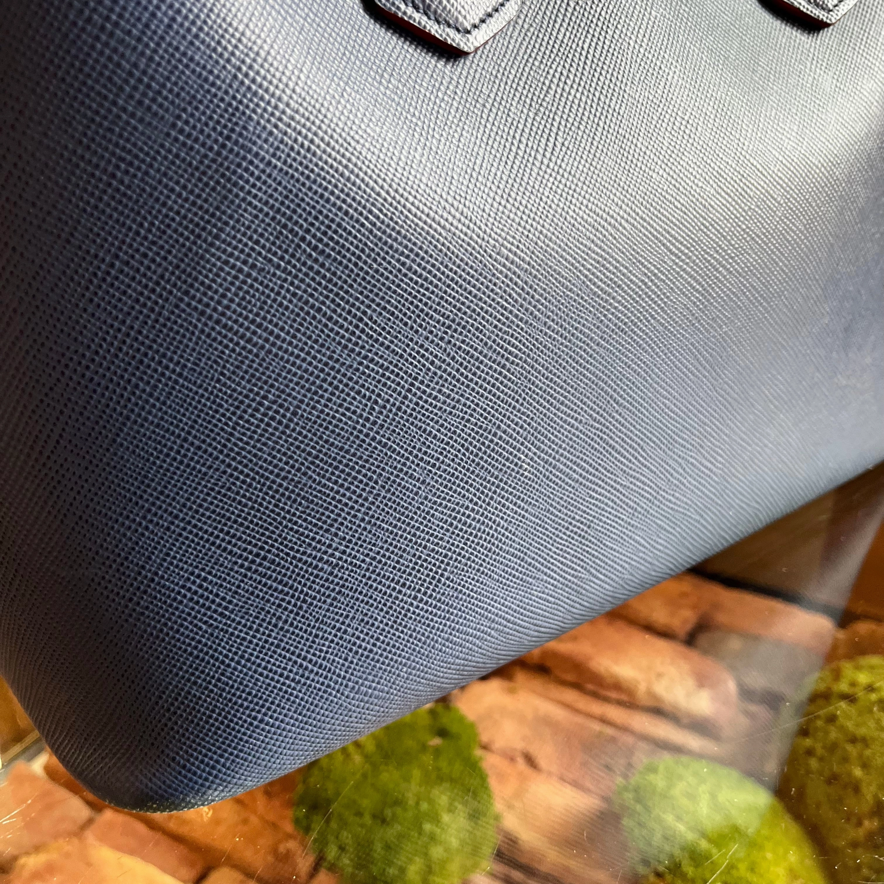 PRADA Medium Saffiano Lux Leather Double Handle Tote Bag