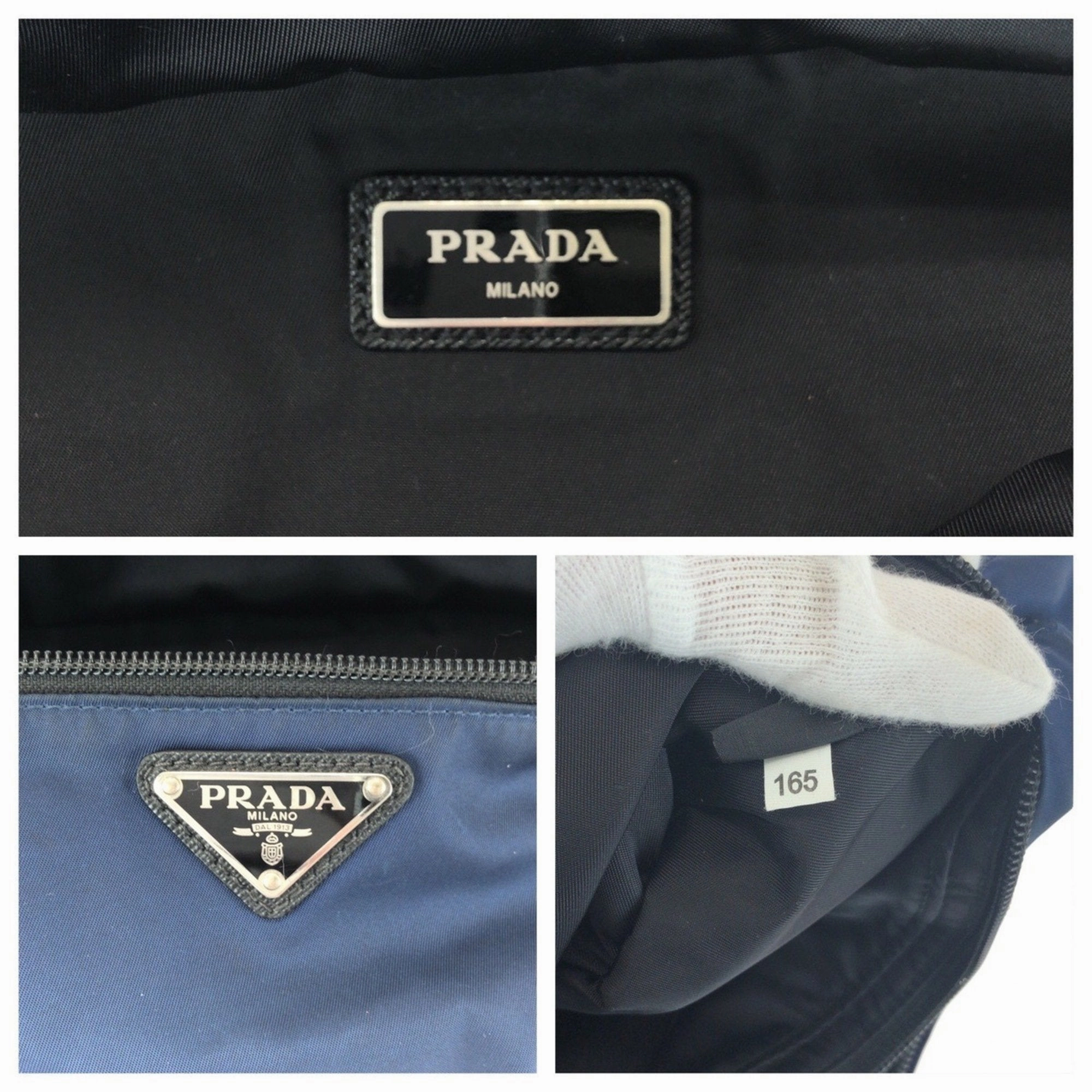 Prada Navy Nylon Fanny Pack (Pre-Owned)